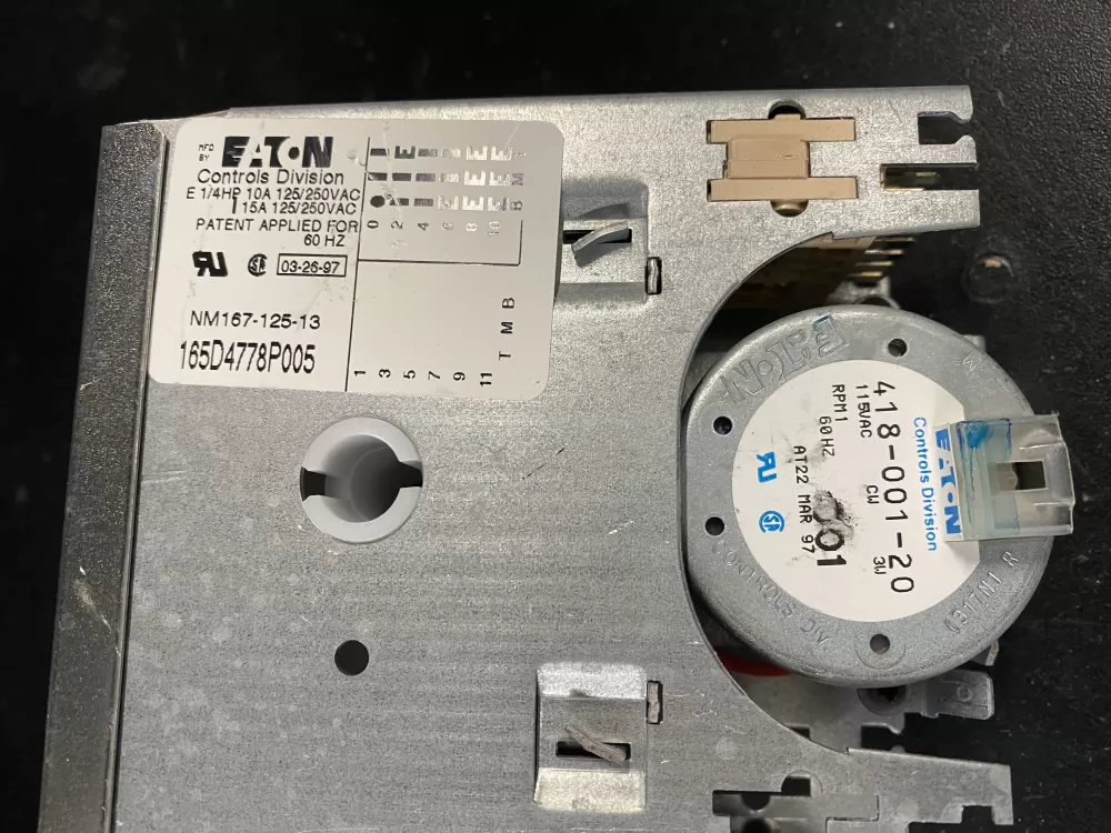 GE 165D4778P005 Dishwasher Timer AZ4975 | BK1212