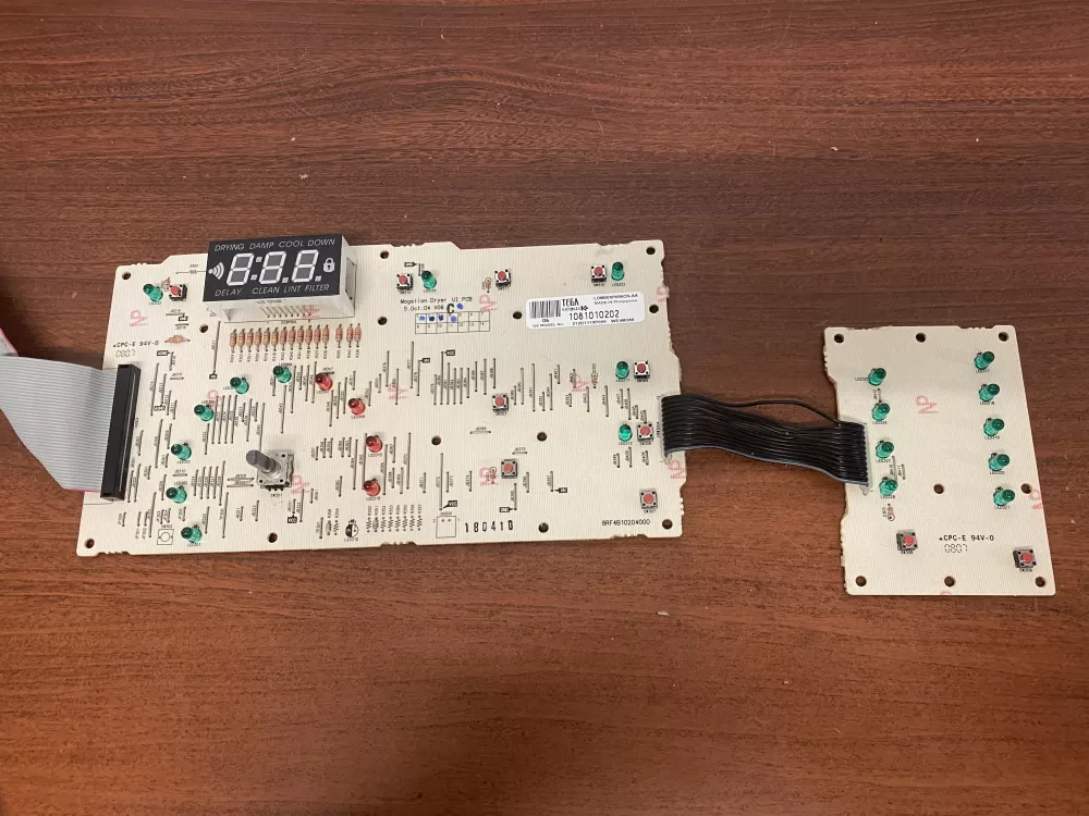 GE 212D1119P006 WE4M386 Dryer Control Board Interface AZ44743 | BK1765