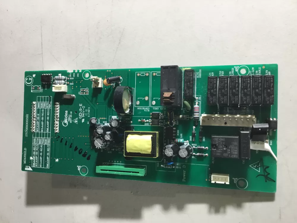 Kenmore  GE WB27X11215  AP5791059  261400125390  3026296  MD12011LD  PS8754630 Microwave Control Board