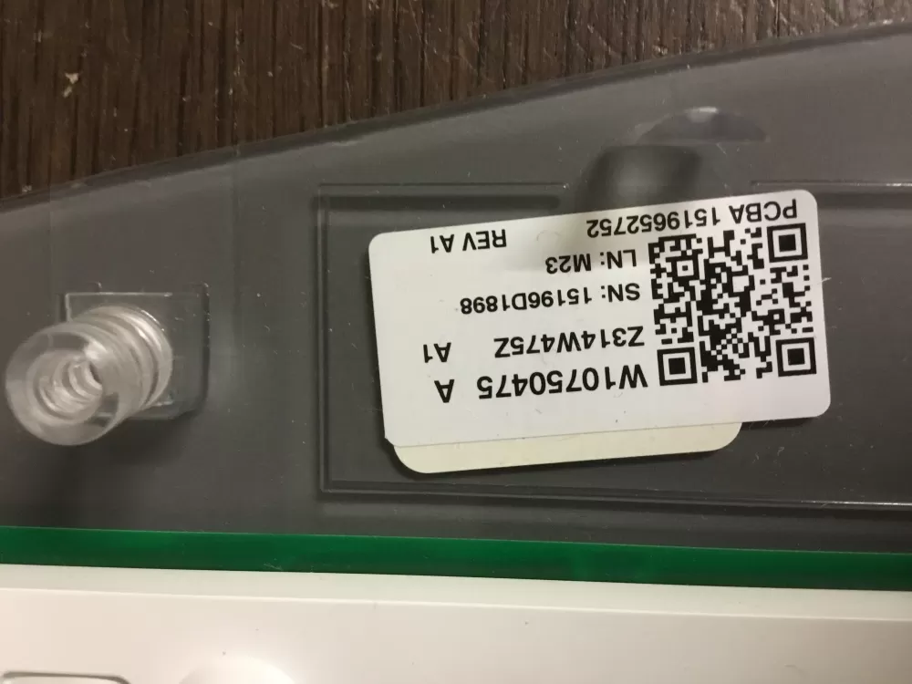 Whirlpool AP6024018 W10433082 W10750475 Washer Control Panel AZ7015 | NRV305