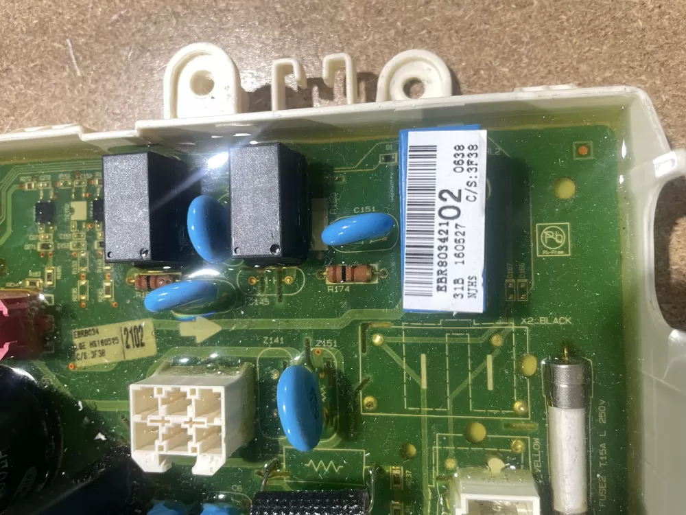LG EBR80342110 EBR80342102 PS11711008 Washer Control Board AZ67725 | Wmv595