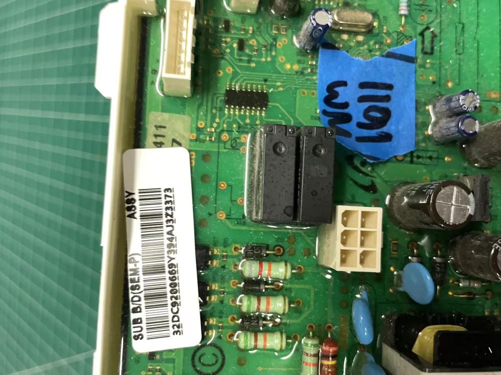 Samsung DC92-01596B Dryer Control Board AZ211033 | Wm1611
