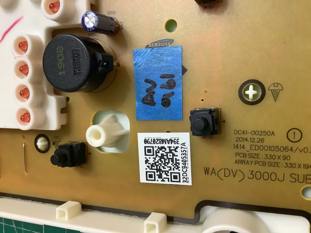Samsung DC9405357A Dryer Control Board AZ215720 | ARV961