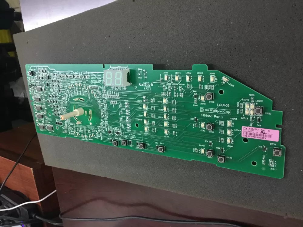 Whirlpool 8564293 8563974 Dryer Control Board