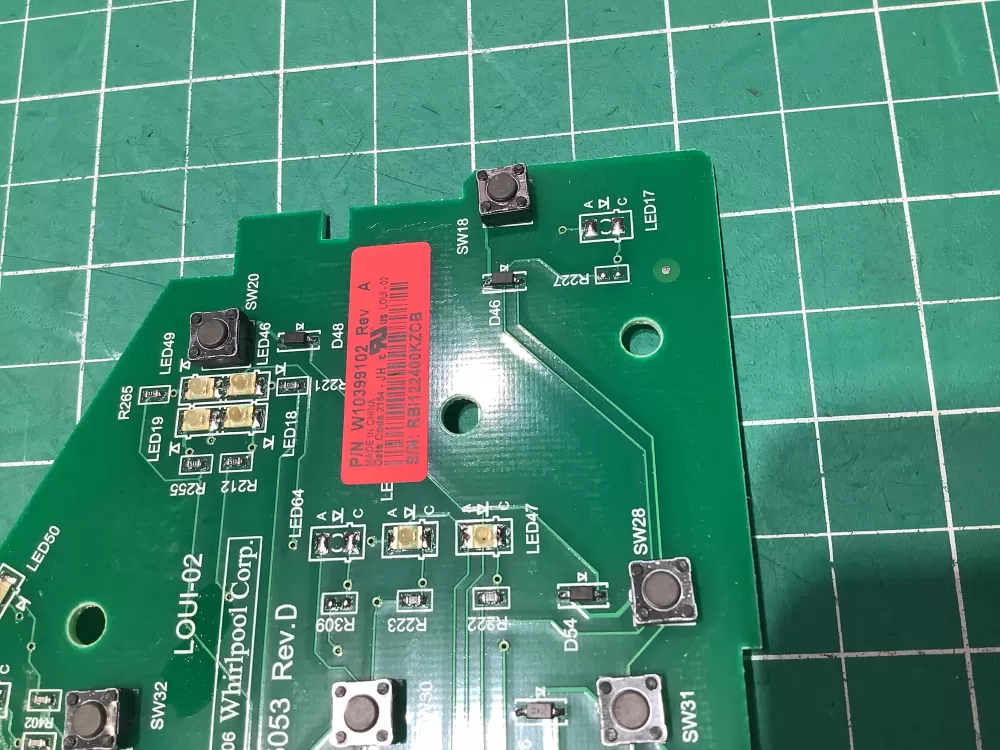 Whirlpool W10399102 WPW10394244 Washer Control Board AZ145616 | ZC2440