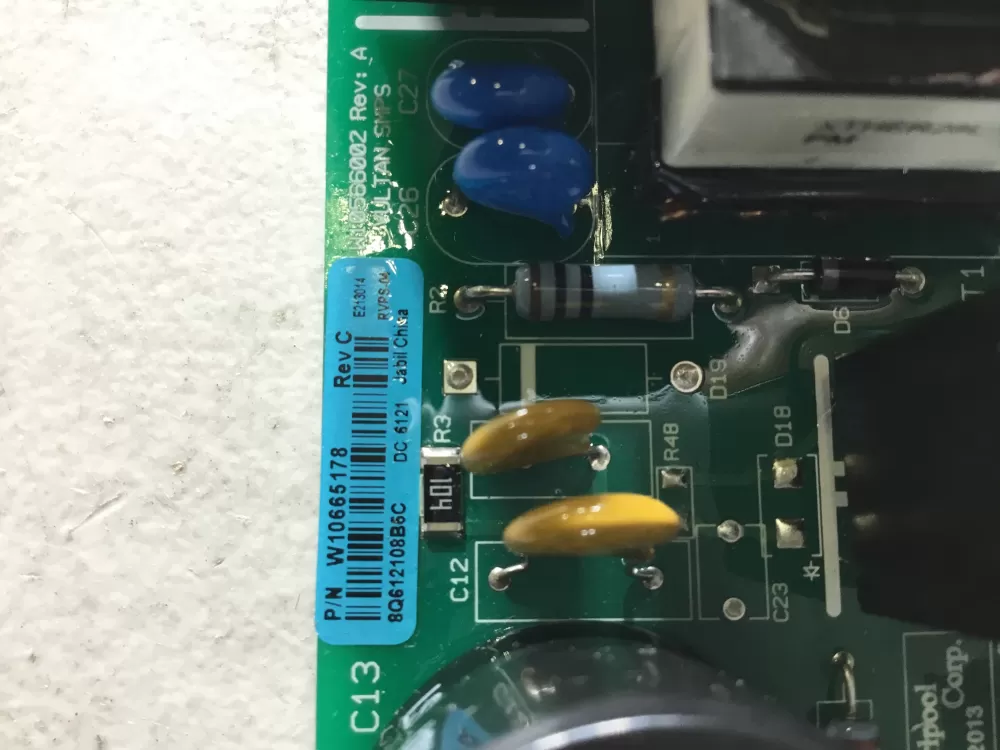 Whirlpool Maytag KitchenAid Refrigerator Control Board Power AZ46638 | NR1780