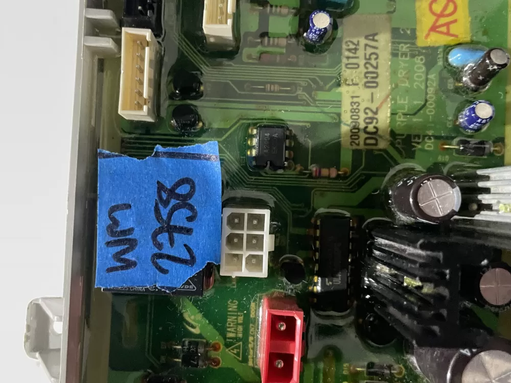 Samsung Main Control Board DC92-00247A AZ198036 | Wm2758