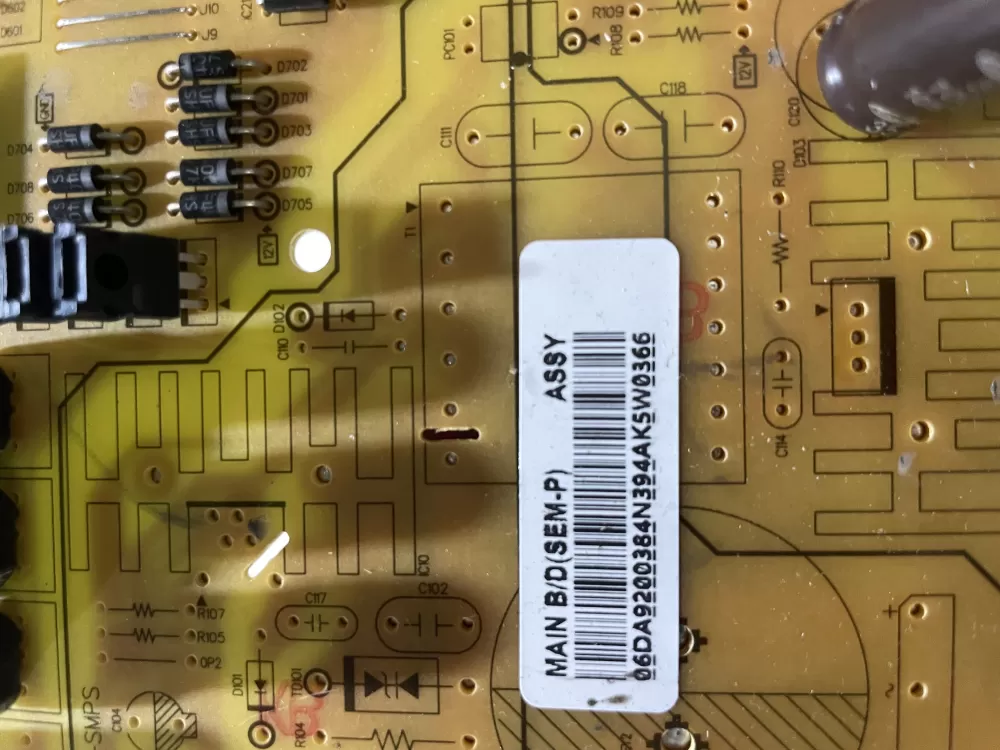 Samsung refrigerator control board DA92-00384A AZ201721 | Wm2433