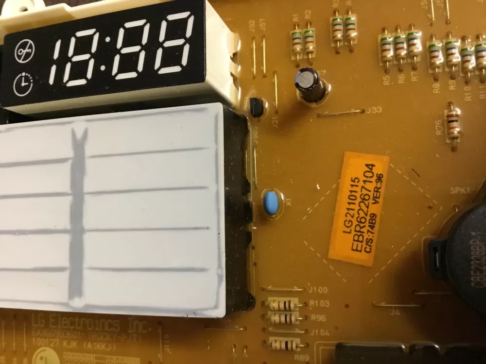 LG EBR62267101 EBR62267104 PS3645416 Washer Control Board AZ14588 | NR562