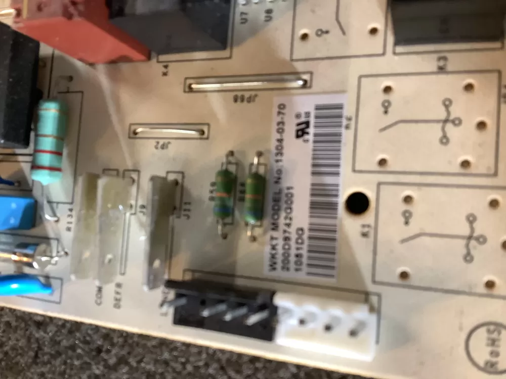 GE EBX1110P002 200D49742G001 Fridge Control Board AZ110677 | NR545