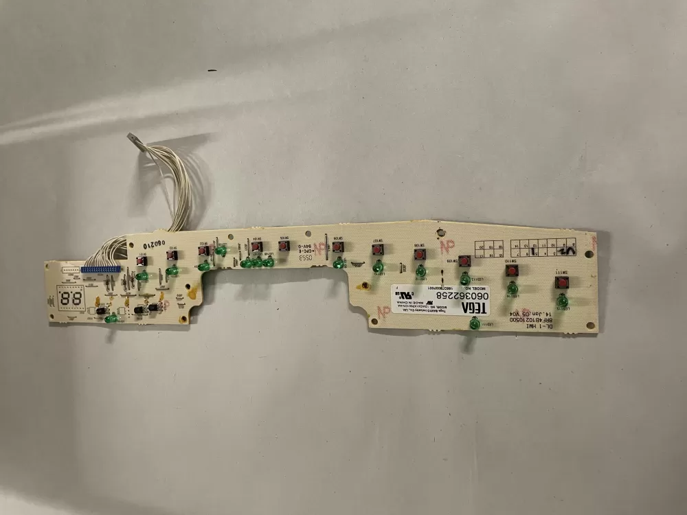 GE 165D7803P001 Dishwasher Control Board