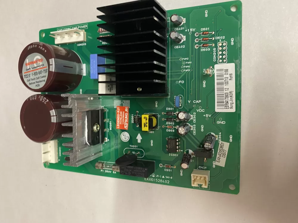 LG Kenmore EBR64173903 Refrigerator Control Board AZ207119 | BK2212