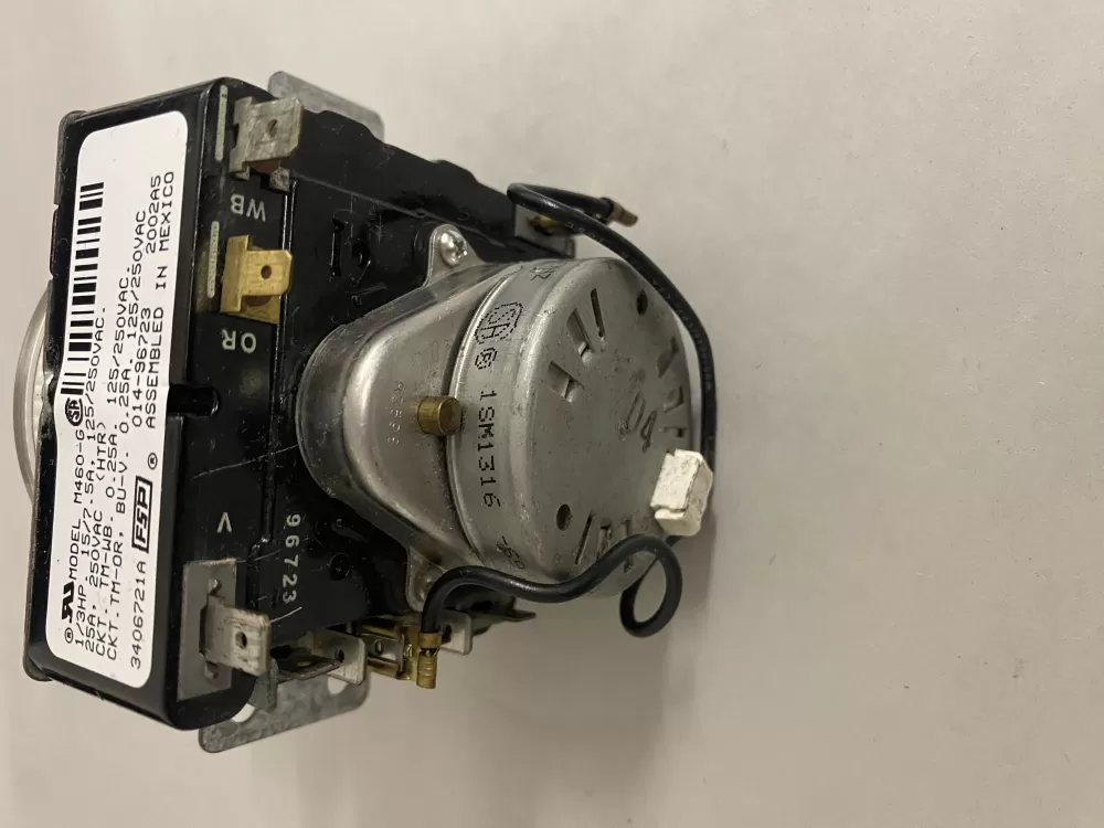 Whirlpool 3406721A AP3097855 3406721 WE04X10051 Dryer Timer AZ203965 | BK2185