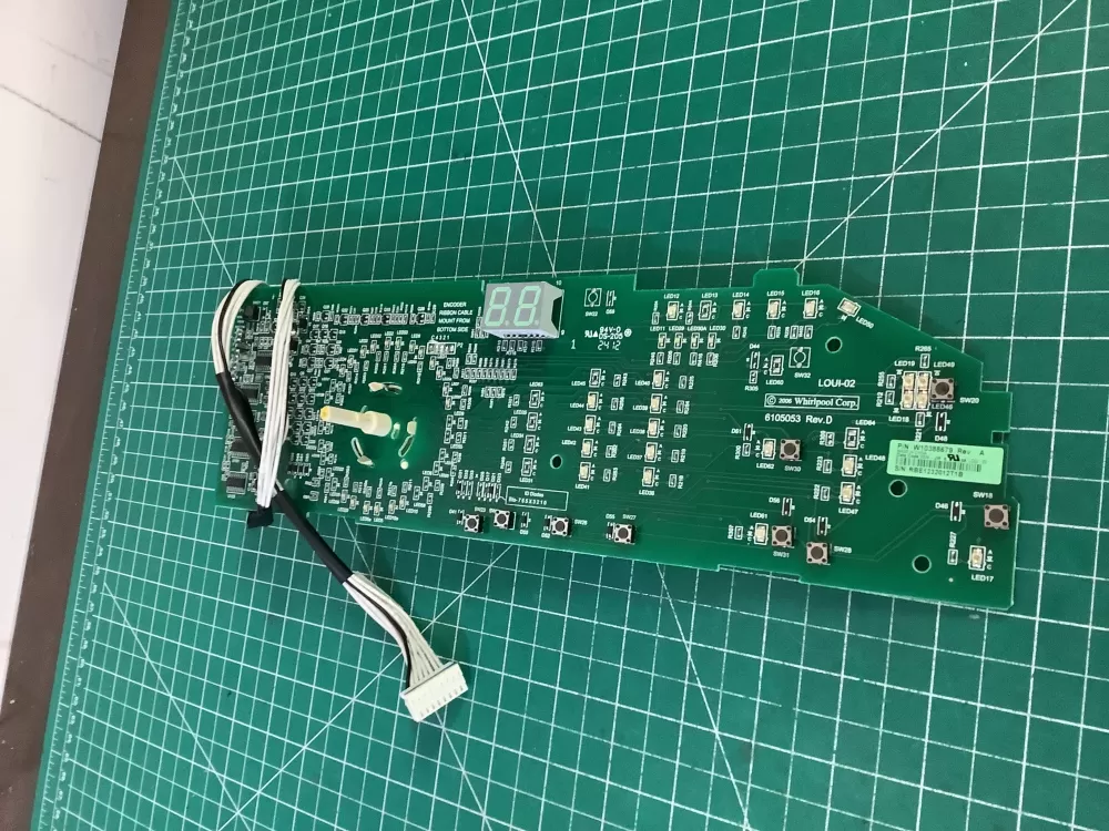 Whirlpool W10388679 W10388675 Dryer Control Board