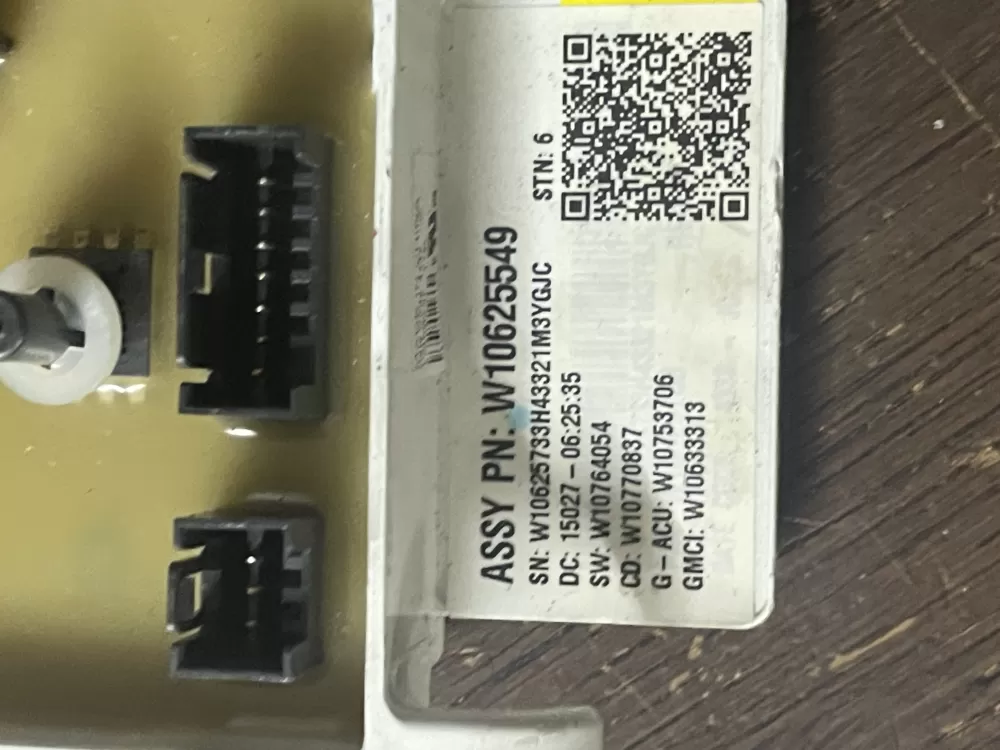 Whirlpool W11723354 W10625549 W10812421 Washer Control Board AZ45581 | Wm515
