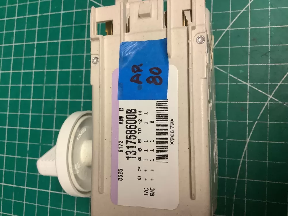 Frigidaire 131758600B GE Kenmore Washer Timer AZ204752 | AR80