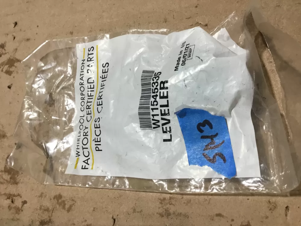 W11176400 Kenmore Whirlpool W11545335 Leveling Leg