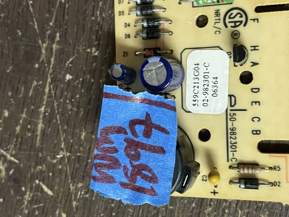 GE WE04X10103 559C213G05 Dryer Control Board AZ53541 | Wm1897