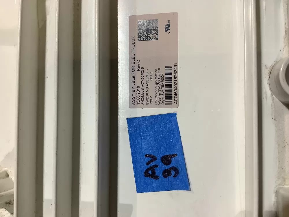 Electrolux Frigidaire Main Control Board 5304521907  AZ232100 | ARV39