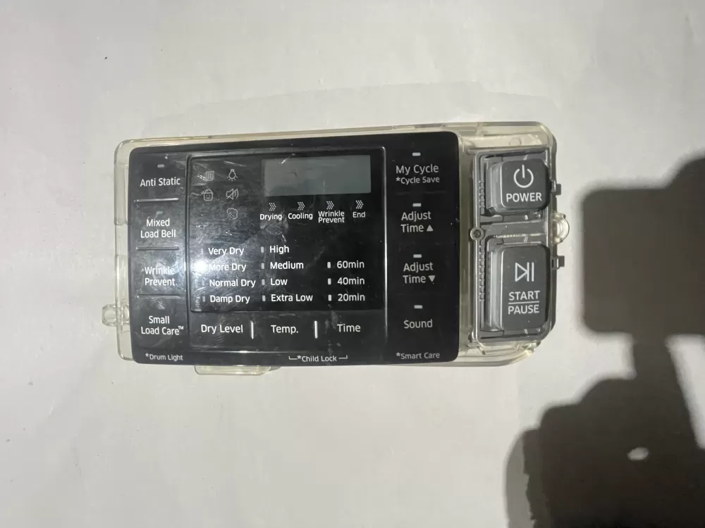 Samsung DC92-01607J AP6243588 DC94-06643A DC93-00376D PS12084833 Dryer UI Control Board