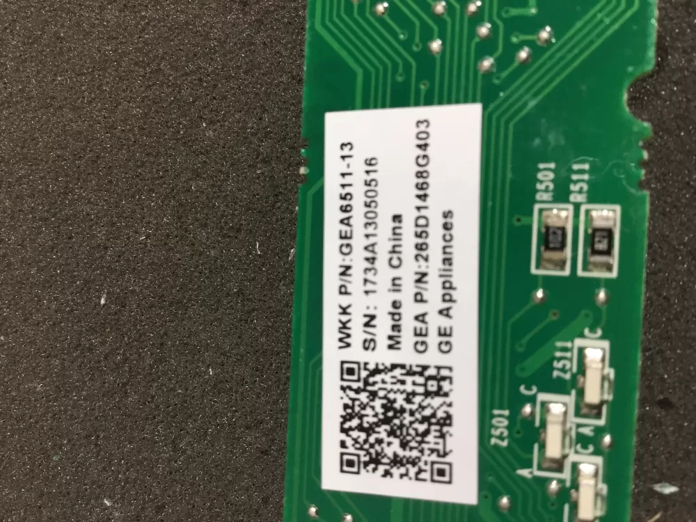 GE 265D1468G403 Dishwasher User Interface Control Board AZ95760 | NR51