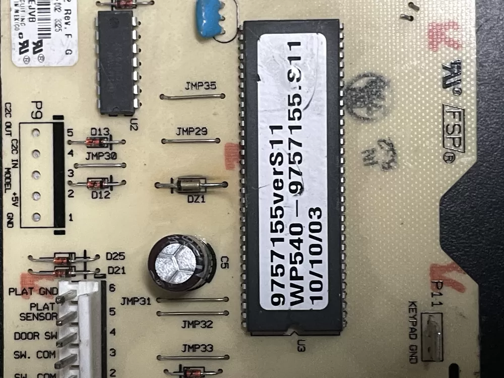 Kenmore 8524212R WP8524212 Oven Range Control Board AZ13979 | 722