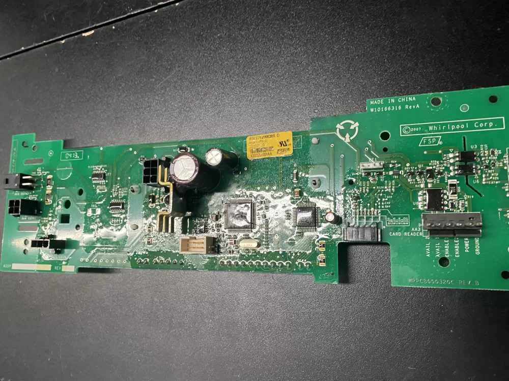 Maytag WPW10166385 Dryer User Inferace Display Control Board AZ3350 | BK627