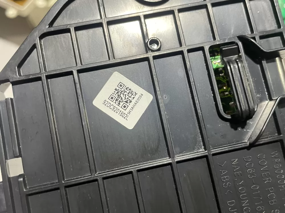 Samsung DC92-01802L Washer Control Board UI Display PCB AZ140776 | Wmv498