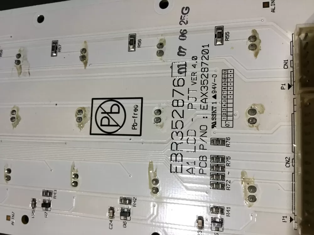 LG EBR35287601 Refrigerator PCB Control Board Assembly AZ91930 | NR1238