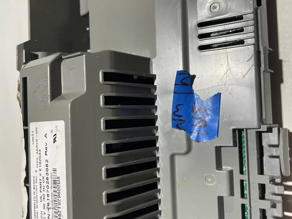 Whirlpool 461970253082 W10326991 Washer Control Board AZ139623 | Wm1615