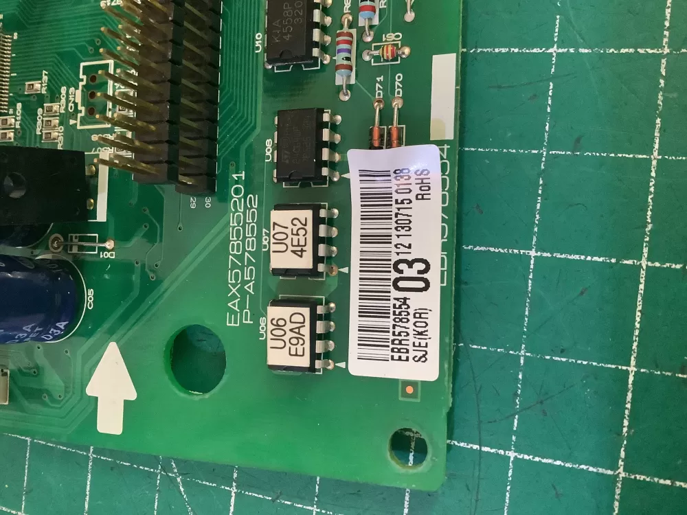 GE ADAVANTIUM Microwave Control Board EBR57855403 AZ208062 | NR89