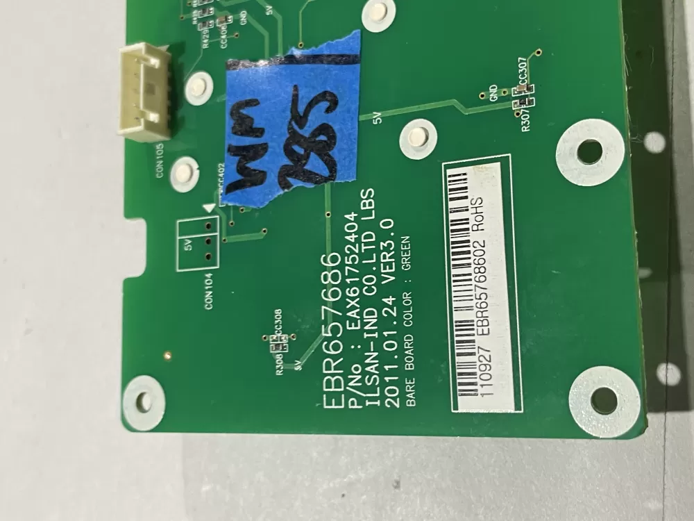 LG EBR75768602  Control Board Pcb Assembly Main AZ164653 | Wm285