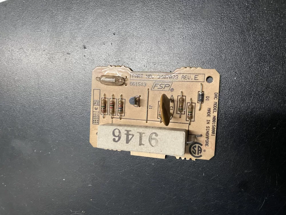 KitchenAid Kenmore 3407023 661513 Dryer Control Board AZ6542 | BK1434