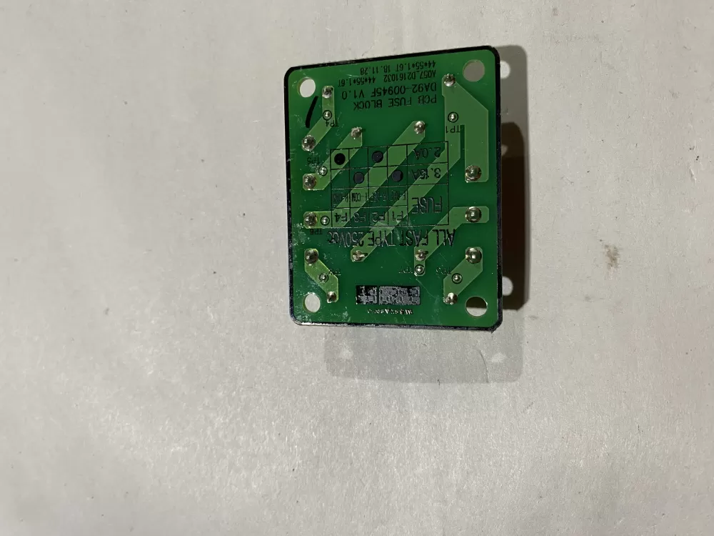 Samsung DA92 00945F Refrigerator Control Board Fuse AZ141059 | BK2295