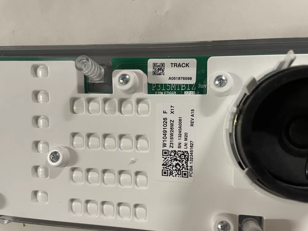 Maytag W10491026 Washer Control Board Console Panel AZ145293 | KMV722