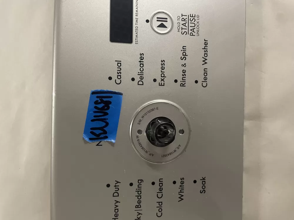 Kenmore W10643917 Washer Control Board Touchpad Panel AZ117160 | KMV681