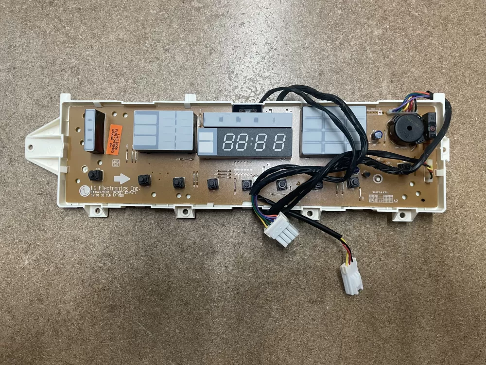 LG EBR75439402 Dryer User Interface Control Board PCB Assembly WAZ20481 | KMV323