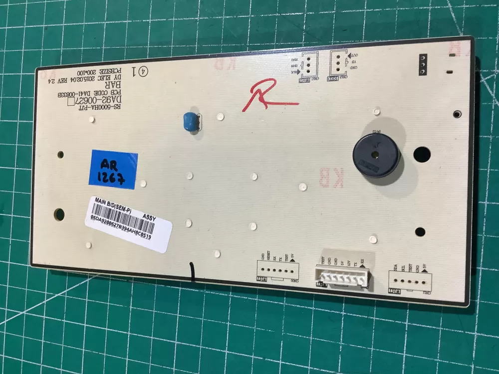 Samsung DA92 00627B Refrigerator Control Board Dispenser AZ227762 | AR1267