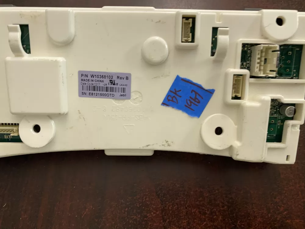 Roper W10444479 PS3504225 Washer Control Board Interface AZ55757 | BK1967