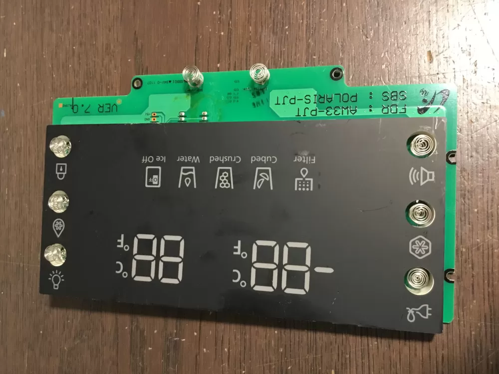 Samsung DA92-00153A Refrigerator Control Board