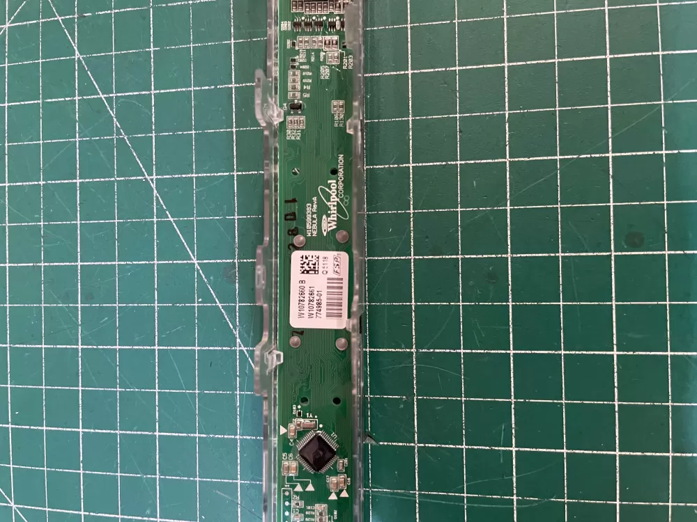 Whirlpool W10782660 Dishwasher Interface Control Board AZ193247 | KM1595