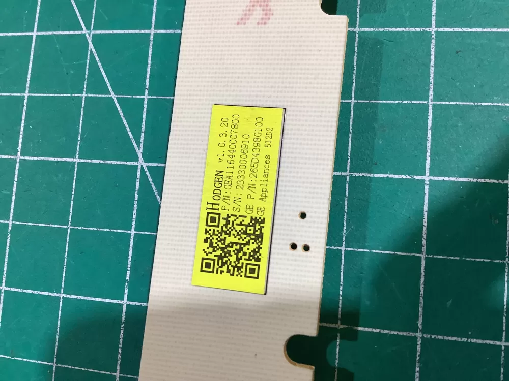 GE Dishwasher Control Board 265D4398G100 AZ147793 | NR2472