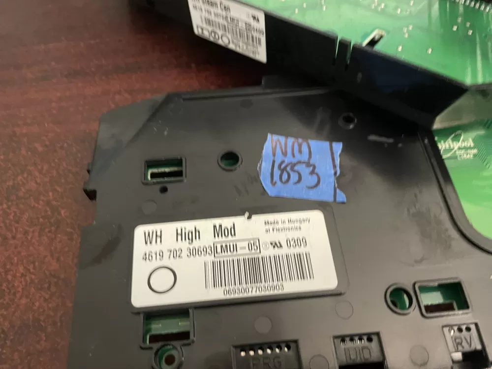 Whirlpool Interface Control Board W10248084 W10110658 AZ81187 | Wm1853