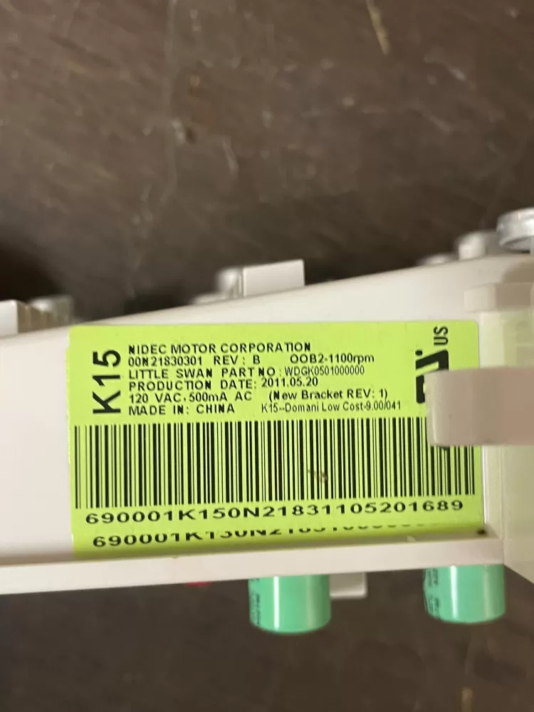 GE 00N21830301 WH12X10457 Washer Control Board AZ39879 | Wmv395