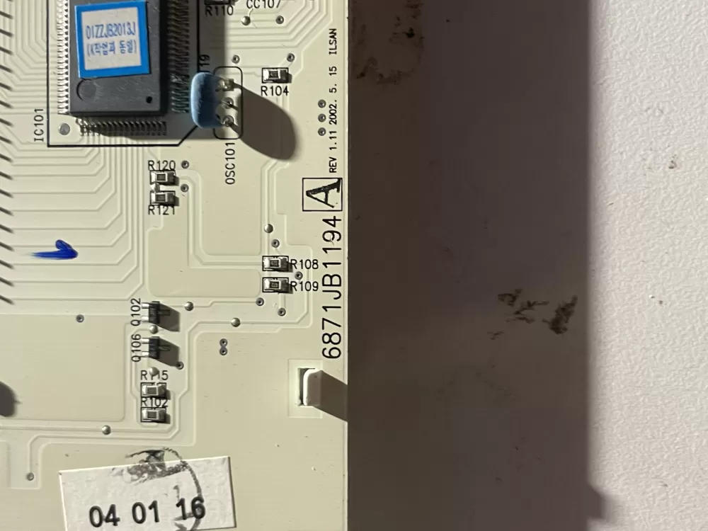 LG 6871JB1194 6871JB1194A Refrigerator Display Control Board AZ40014 | Wm361