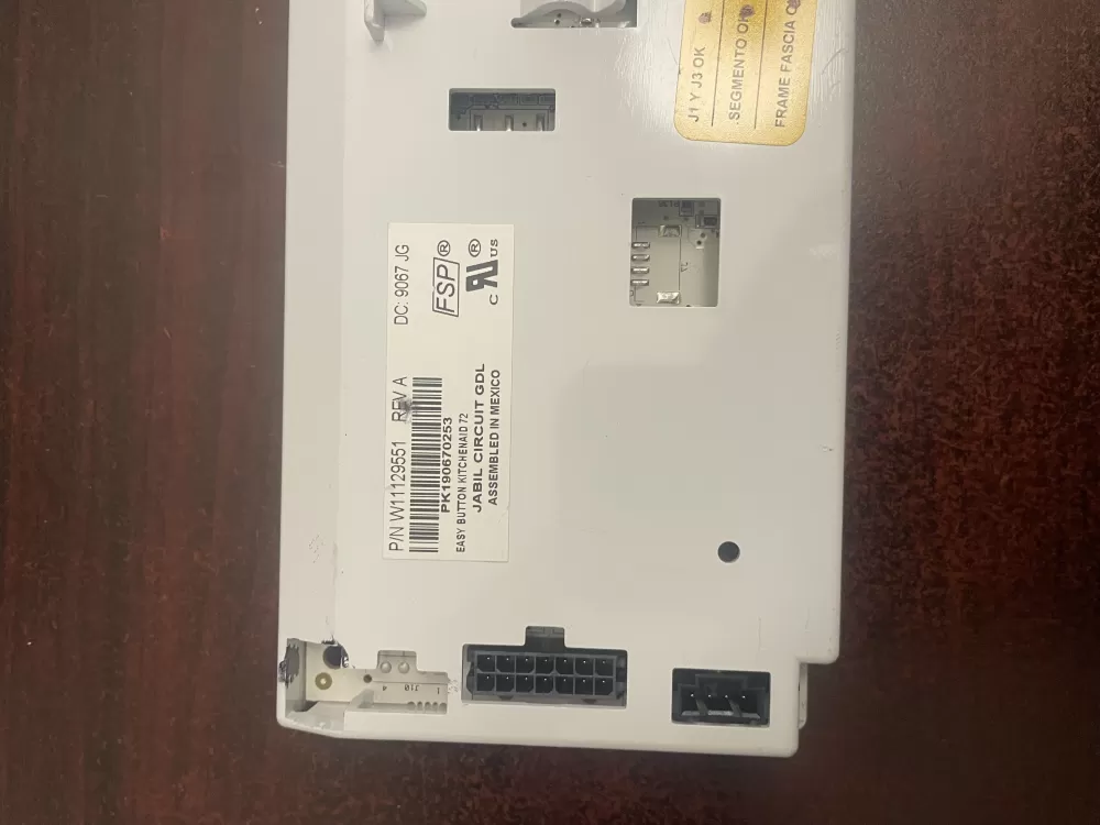 Whirlpool W11129551 Refrigerator Dispenser Control Board AZ92603 | KMV373