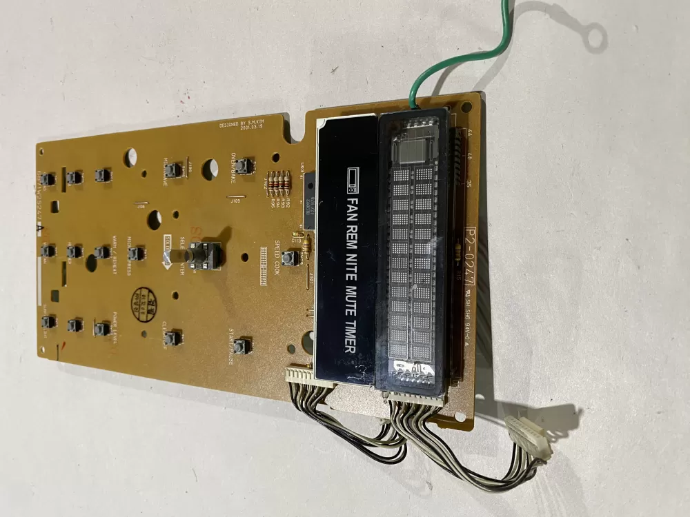 GE 6871W2S247A 6870W2A247A Microwave Control Board AZ152694 | BK1763