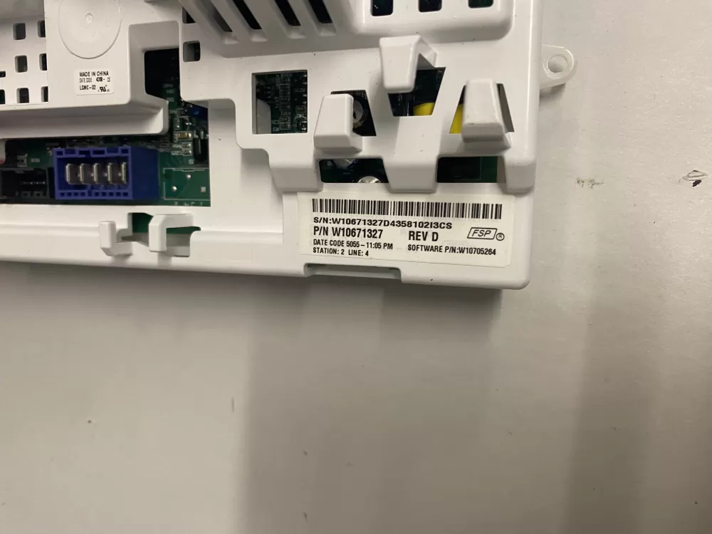 Whirlpool W10671327 W10671327 Washer Control Board AZ225190 | BK717