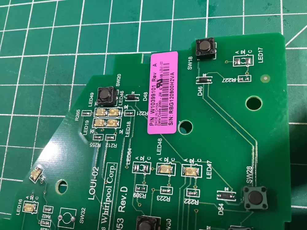Whirlpool W10399101 Washer Control Board AZ143697 | NR2412