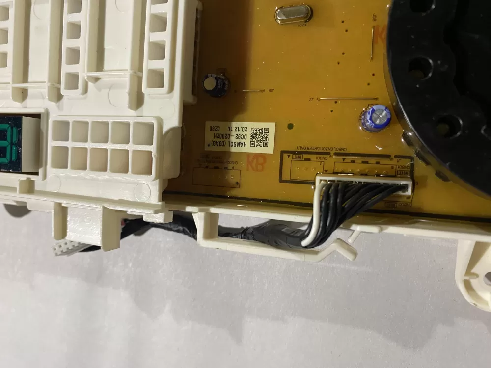Samsung DC92-02648A Washer User Interface Control Board AZ191337 | BKV876